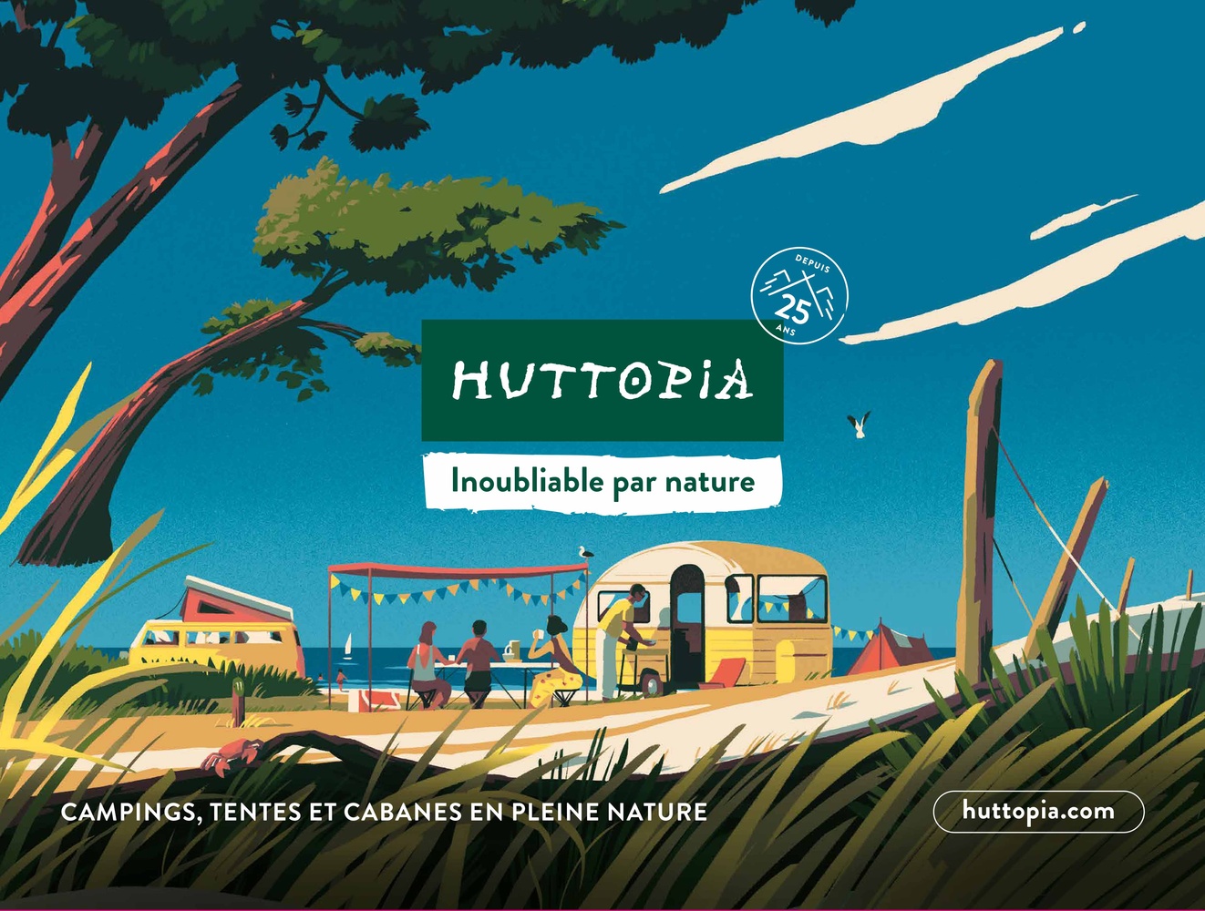 Campagne Huttopia 2025