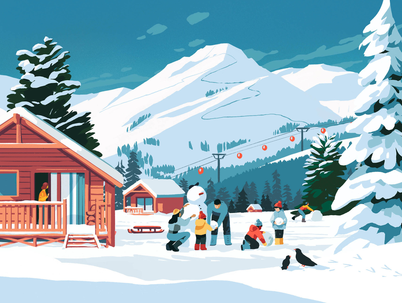 Campagne Huttopia 2025 Winter